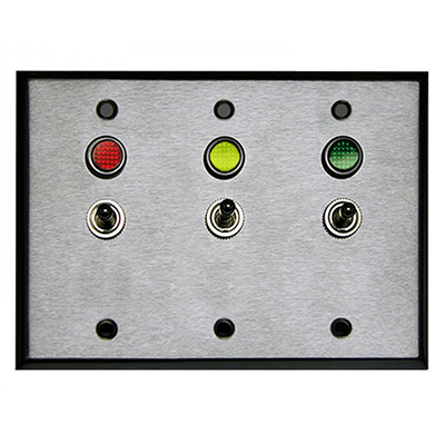 Triple Gang On/Off Switch (3-SPST)