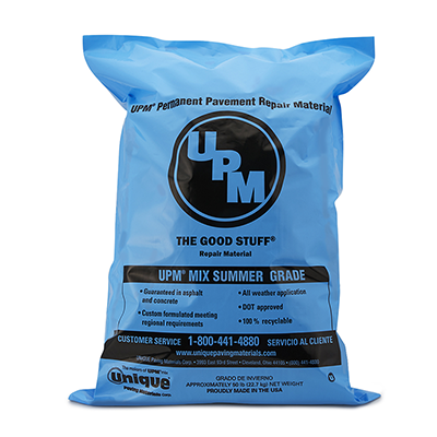 UPM Summer Cold Mix # 4 for Asphalt - 50 Pound Bag