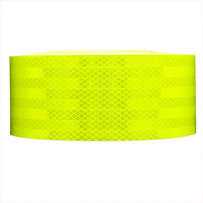 Reflective Fluorescent Lime Conspicuity Diamond Grade Tape