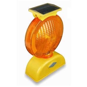 Solar/D-Cell LED Barricade Amber Light - 10 Count