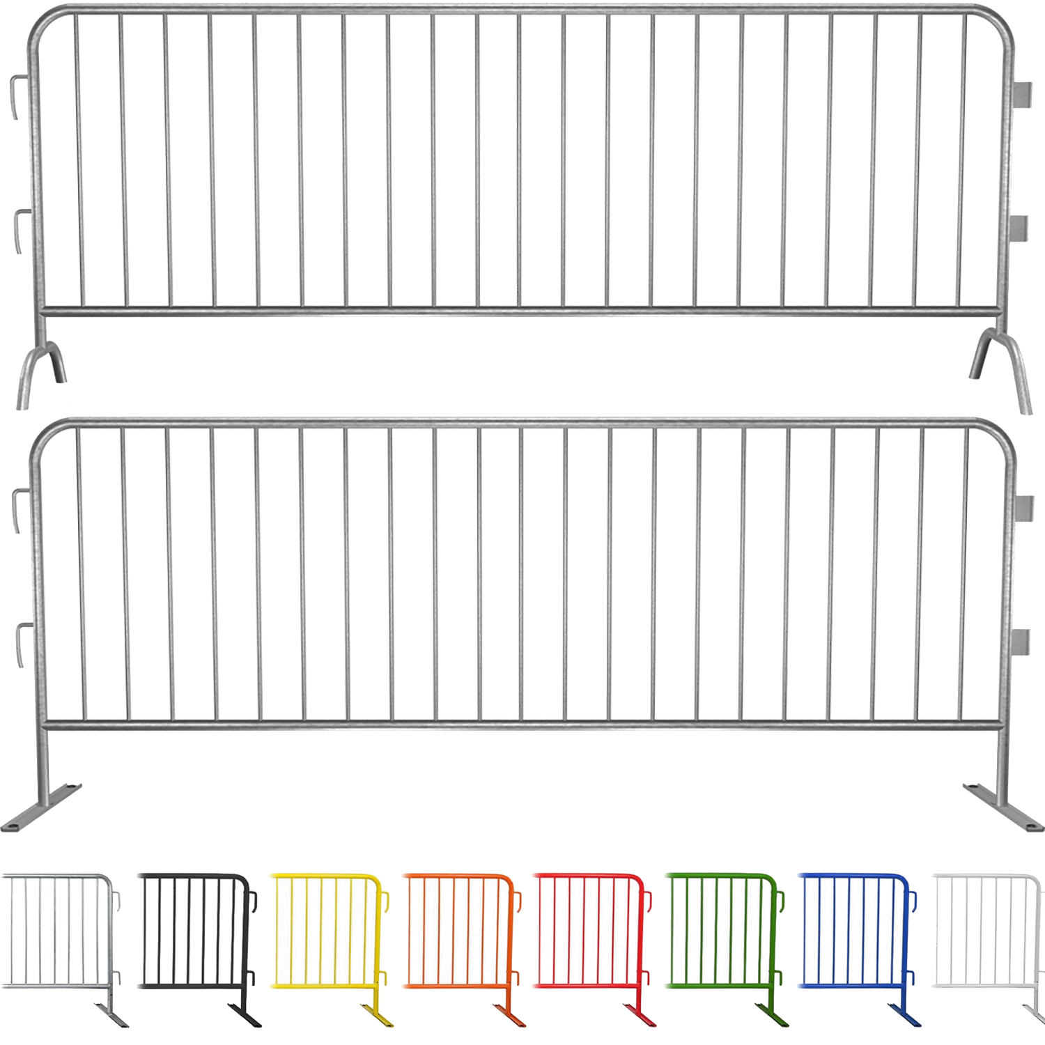 CrowdMaster Heavy Duty Steel Crowd Control Barrier - 8.5'