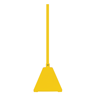 Portable Pyramid Sign Base with 98" Post