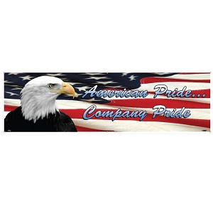 American Pride... Company Pride 3' x 10' Banner