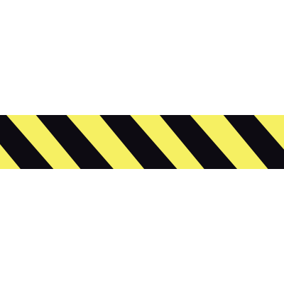 Barricade Tape (Yellow & Black Stripe) - 1000'