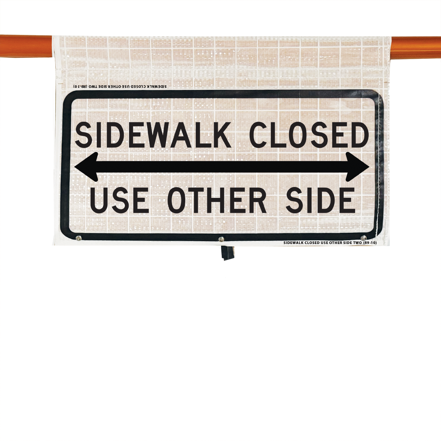 Reflective - 24" SIDEWALK CLOSED USE OTHER SIDE (DOUBLE ARRO