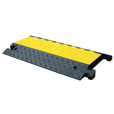 Heavy-Duty 3-Channel Rubber Cable Protector (2.5