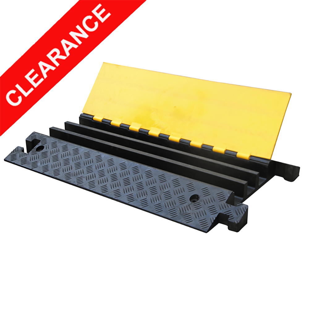 3-Channel Rubber Cable Protector (1.125