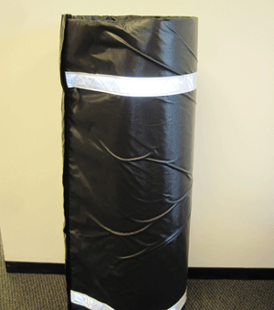 Column Wrap - Black/White Stripes