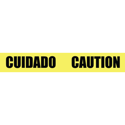 Barricade Tape (CUIDADO CAUTION) - 1000'