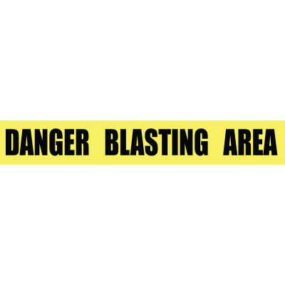 Barricade Tape (DANGER BLASTING AREA) - 1000'