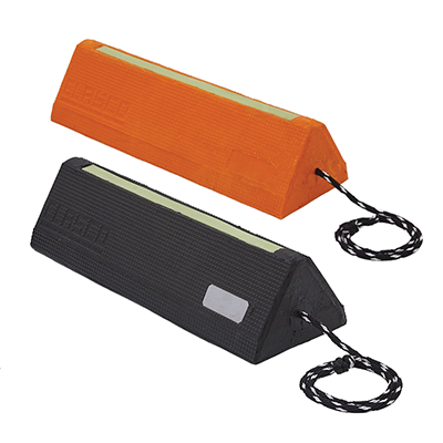 Elasco 24" Aircraft Wheel Chock with Glow & Reflectors