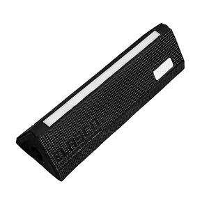 Aircraft Chock with Glow & Reflectors - Black