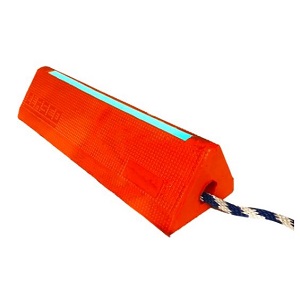 Aircraft Wheel Chock - Glowing Aircrat Chocks - Orange