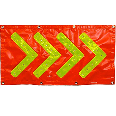 Foxfire Directional Flashing Arrow Banner