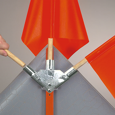 3 Flag Holder For Roll Up Sign Stands