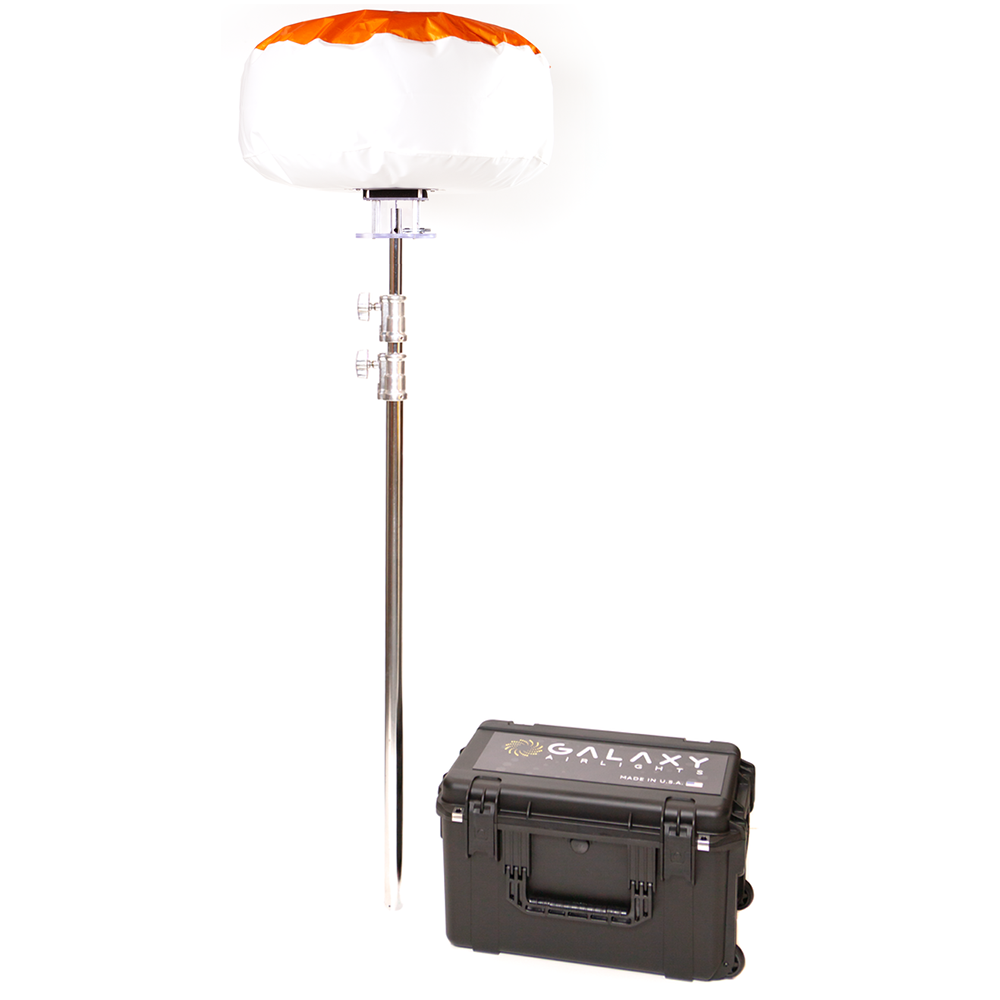 Portable LED Balloon Light Tower with Telescoping Pole Mount