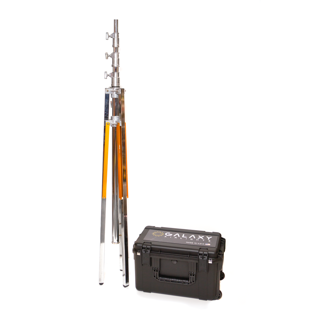800W Balloon Light Tower with Heavy-Duty Tripod Mount