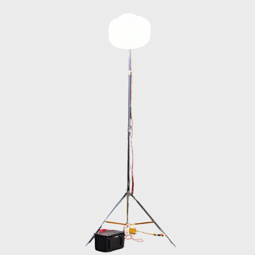 Portable LED Balloon Light Tower with Industrial Tripod Mount