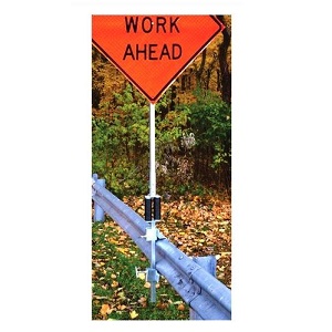 Guard Rail Stands for Roll-Up and Rigid Signs