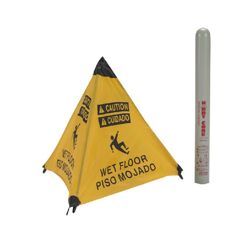 Caution Wet Floor Sign (Bilingual)