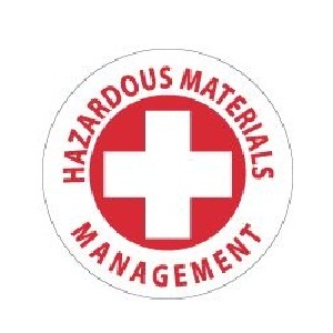 Hazardous Materials Management Emblem 2" x 2" - 25