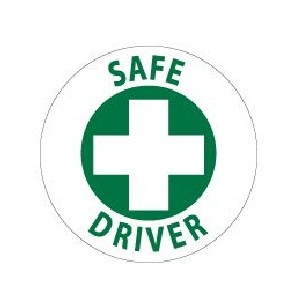 Safe Driver Emblem -  2" x 2" - 25 Emblems