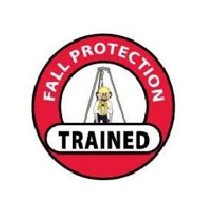 Fall Protection Trained 2" x 2" - 25 Emblems