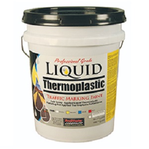 Liquid Thermoplastic Traffic Marking Paint - 5 Gal Black