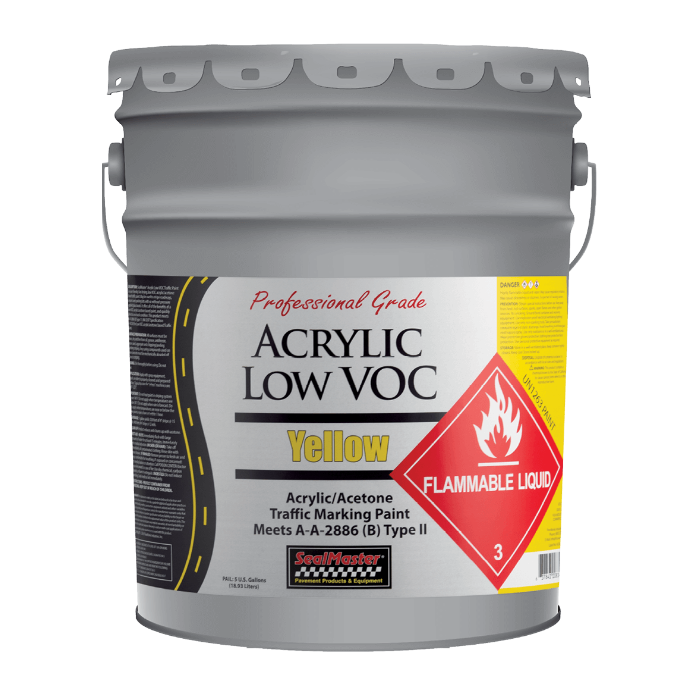 Acrylic Low VOC Traffic Paint - 5 Gal White