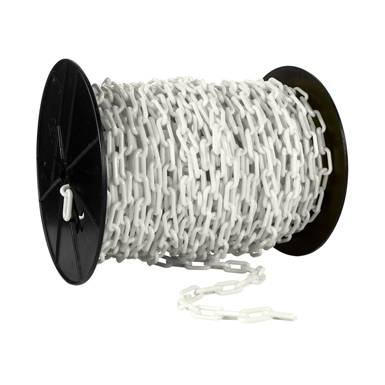 1.5-inch x 200-foot Plastic Barrier Chain - Reel