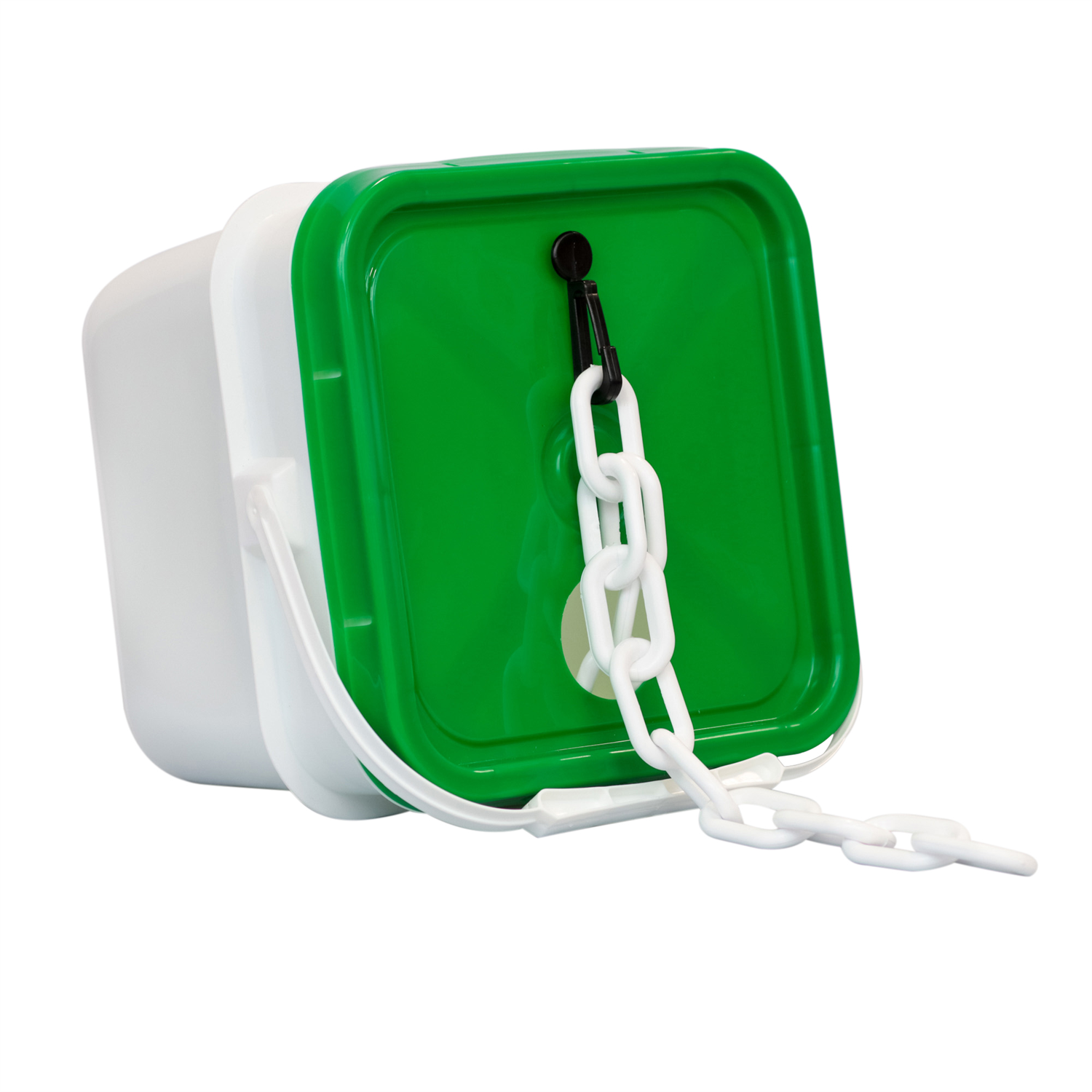 2-inch x 65-foot Heavy Duty Plastic Barrier Chain - Pail