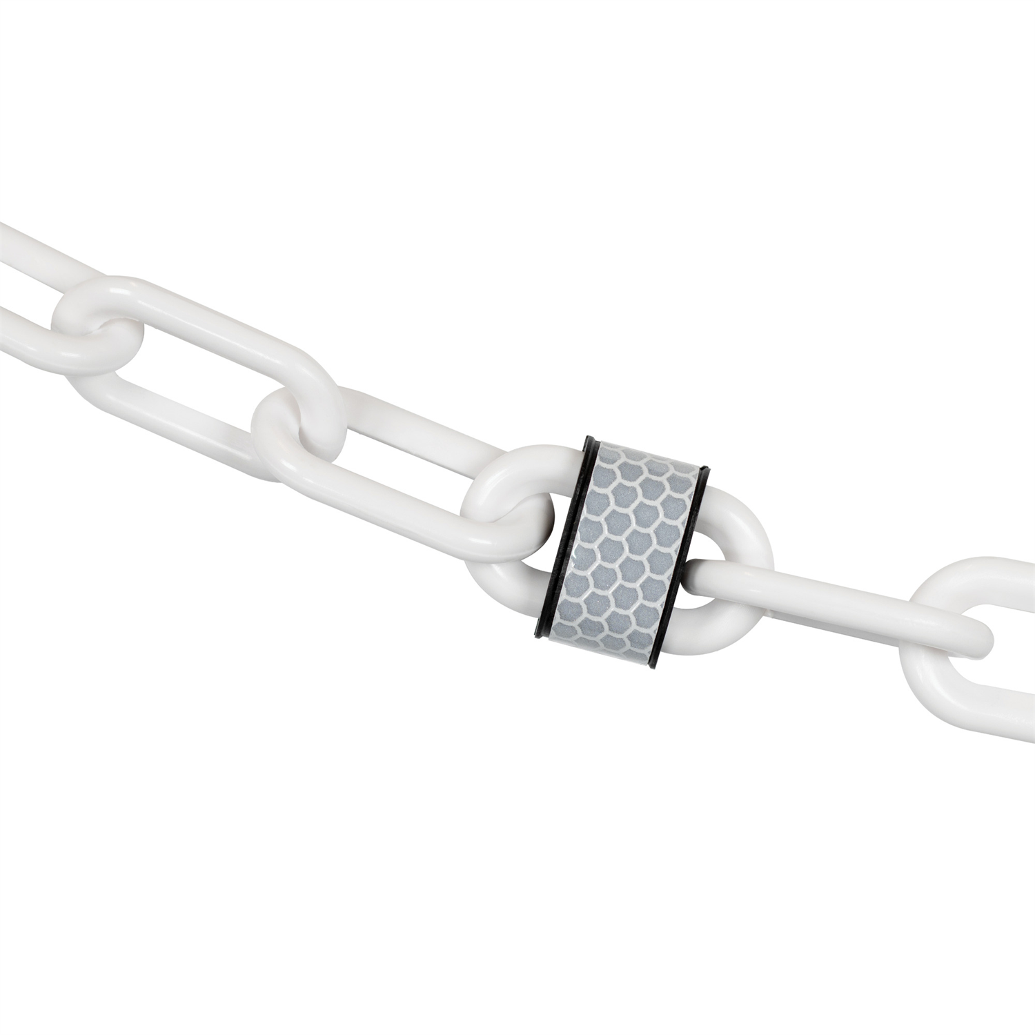 2-inch x 25-foot Reflective Plastic Barrier Chain