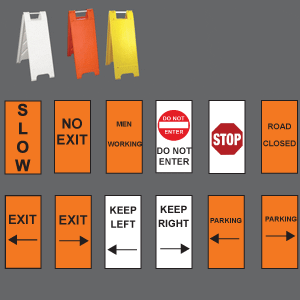 Minicade Sign Stand with Sign Legend