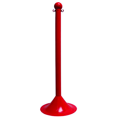 2" Light Duty Plastic Stanchion - Pair