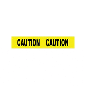 3 Mil Printed Barricade  Warning Tapes