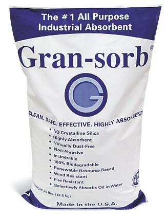 Gran-sorb - Gran-sorb Cellulose Absorbent- 30 lb. bag