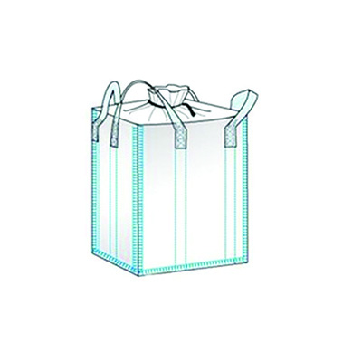 Duffle Top/Closed Bottom FIBC 1.65 Cubic Yard Hopper Bags - 50 Count