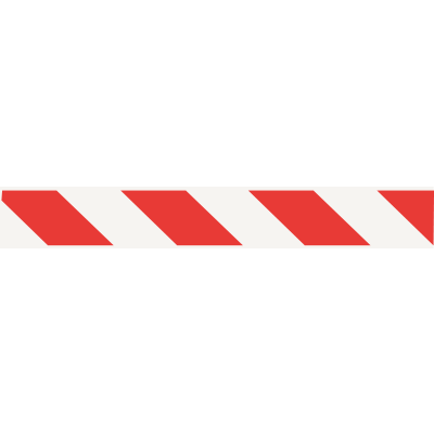 Barricade Tape (Red & White Stripe) - 1000'
