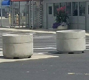 48" Round Concrete Planter 48"D x 24"H