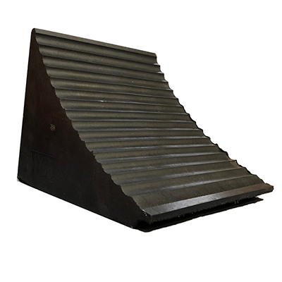 Heavy-Duty Rubber Wheel Chock (40 Ton)