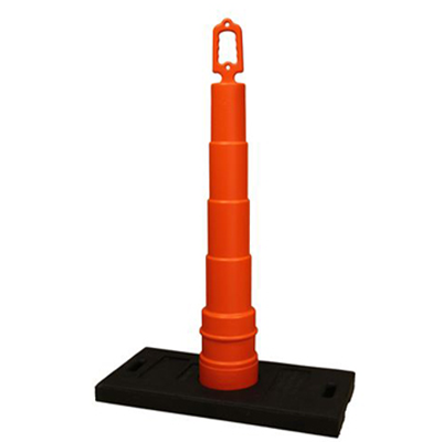 39" Perimeter Defender Warning Line Post (with 30 lbs Base)