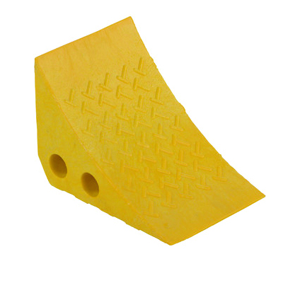 Recycled Plastic Wheel Chock Yellow