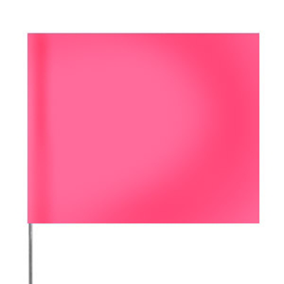Pink Glo Marking Flags - 1,000 Count