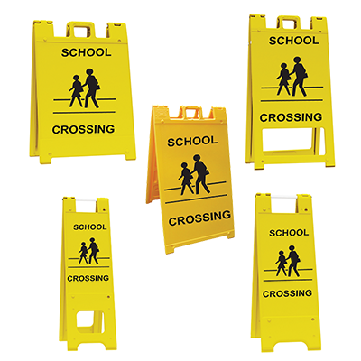 School Crossing Portable Sign Stands