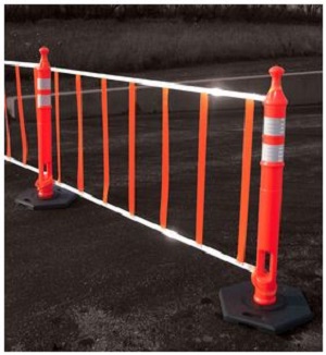 Roll-Up Fence Portable Barrier 79" Length