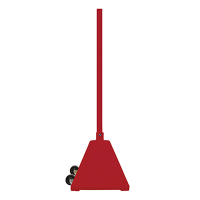Portable Pyramid Sign Base with 98" Post