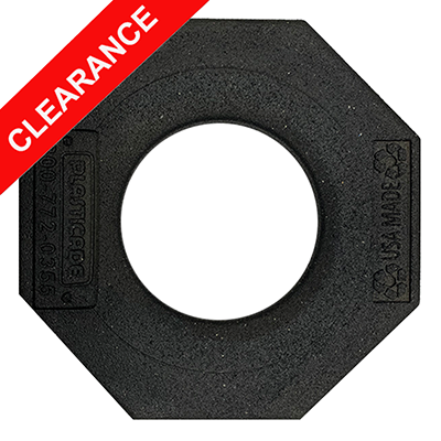 Clearance 10 lbs. Rubber Base for Navicade Traffic Channelizer