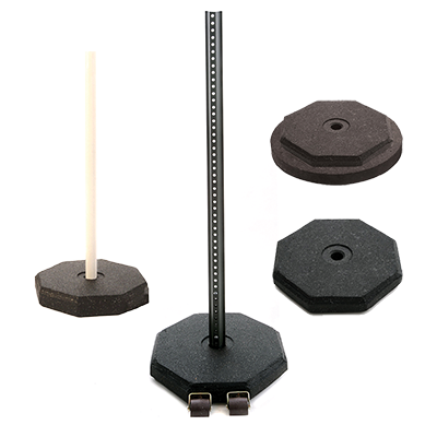 Octagon Rubber Base Portable Sign Stand System (30 lbs.)