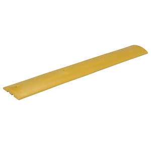 Deluxe Recycled Plastic Speed Bump w/Concrete Hardware