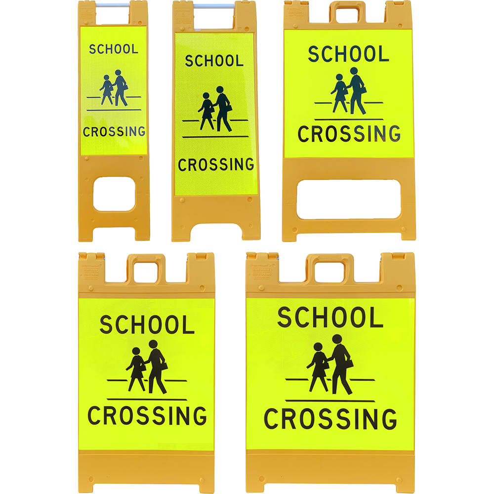 School Crossing Portable Sign Stands